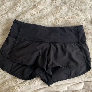 Black Lulu shorts